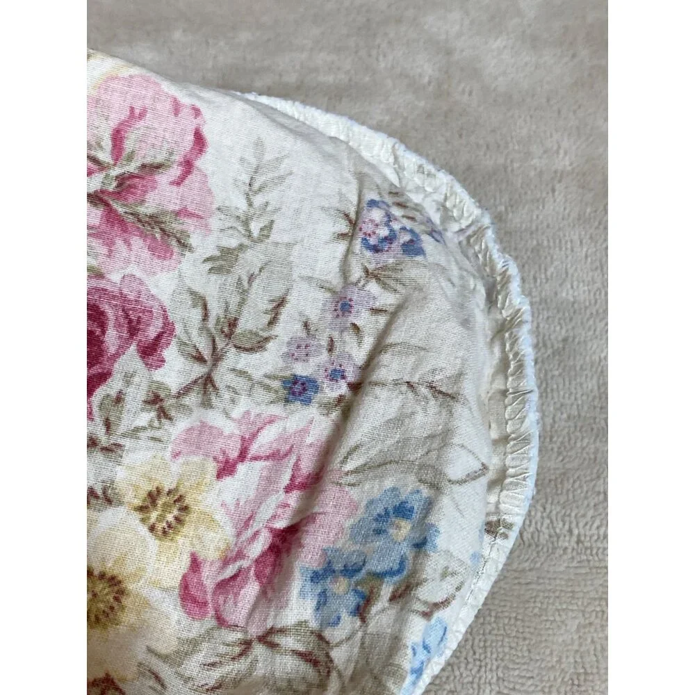 Tommy Hilfiger floral duvet cover vtg 82 x 84in button closure full size